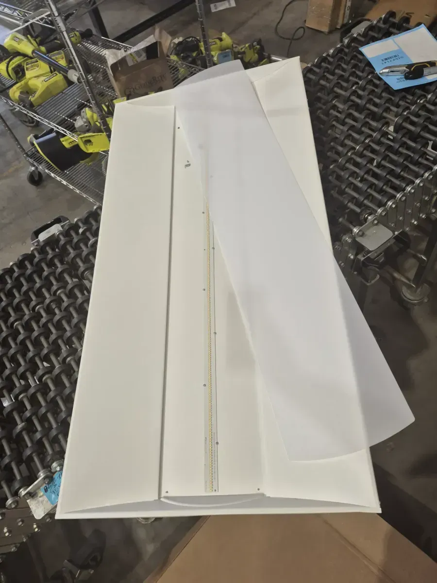 Contractor Select STAKS 2 ft. x 4 ft. 4000/5000/6000 Lumens White Integrated LED Troffer with Battery Backup - image 3