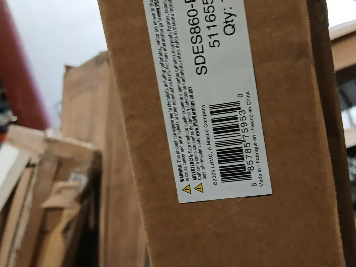 Commix 54-3/8 to 60 in. W x 76 in. H Frameless Exposed Roller Sliding Shower Door in Chrome with 5/16 in. Clear Glass - image 5