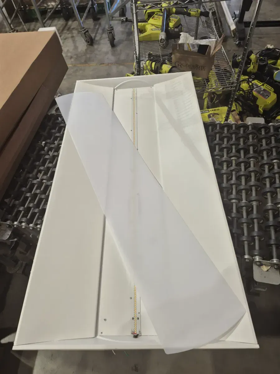 Contractor Select STAKS 2 ft. x 4 ft. 4000/5000/6000 Lumens White Integrated LED Troffer with Battery Backup - image 3