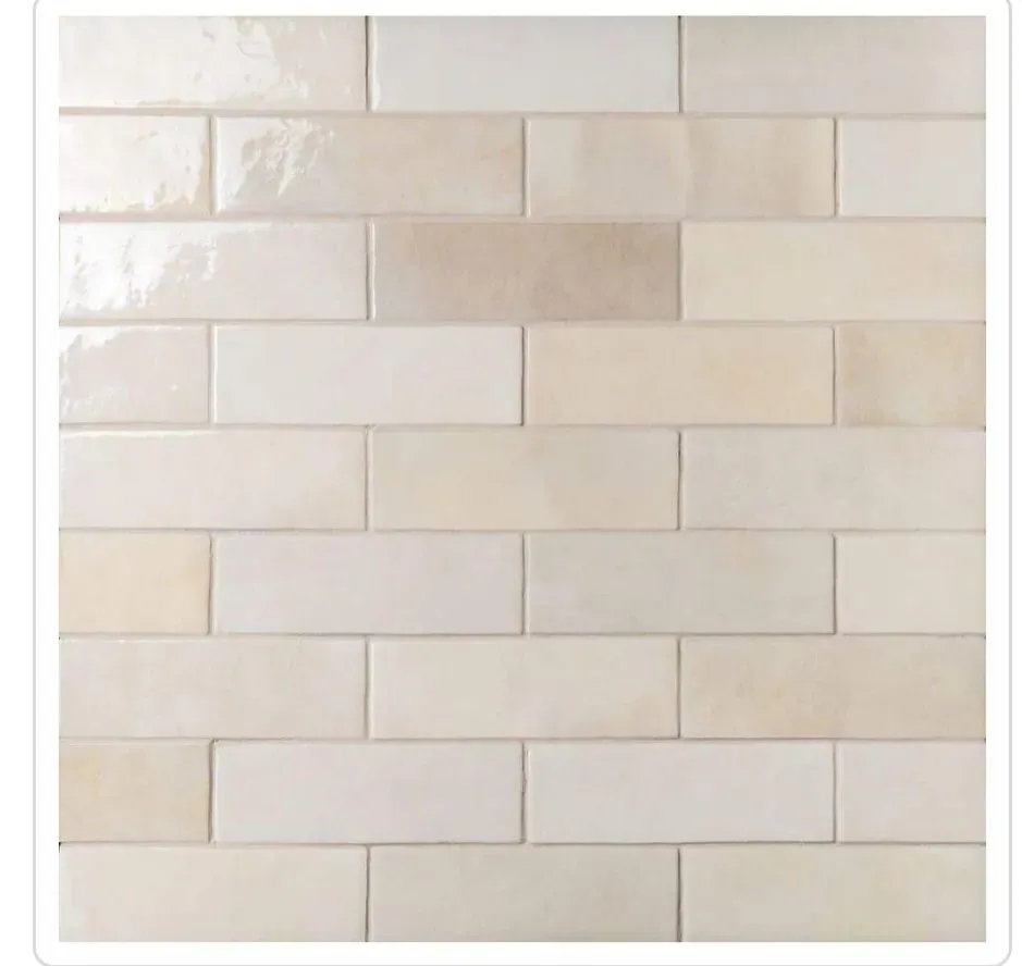 *** case of 13(138.32sq. ft./Case)Cloe Subway Glossy Creme 2.5 in. x 8 in. Handmade-Look Ceramic Wall Tile (10.64 sq. ft./Case) - image 2