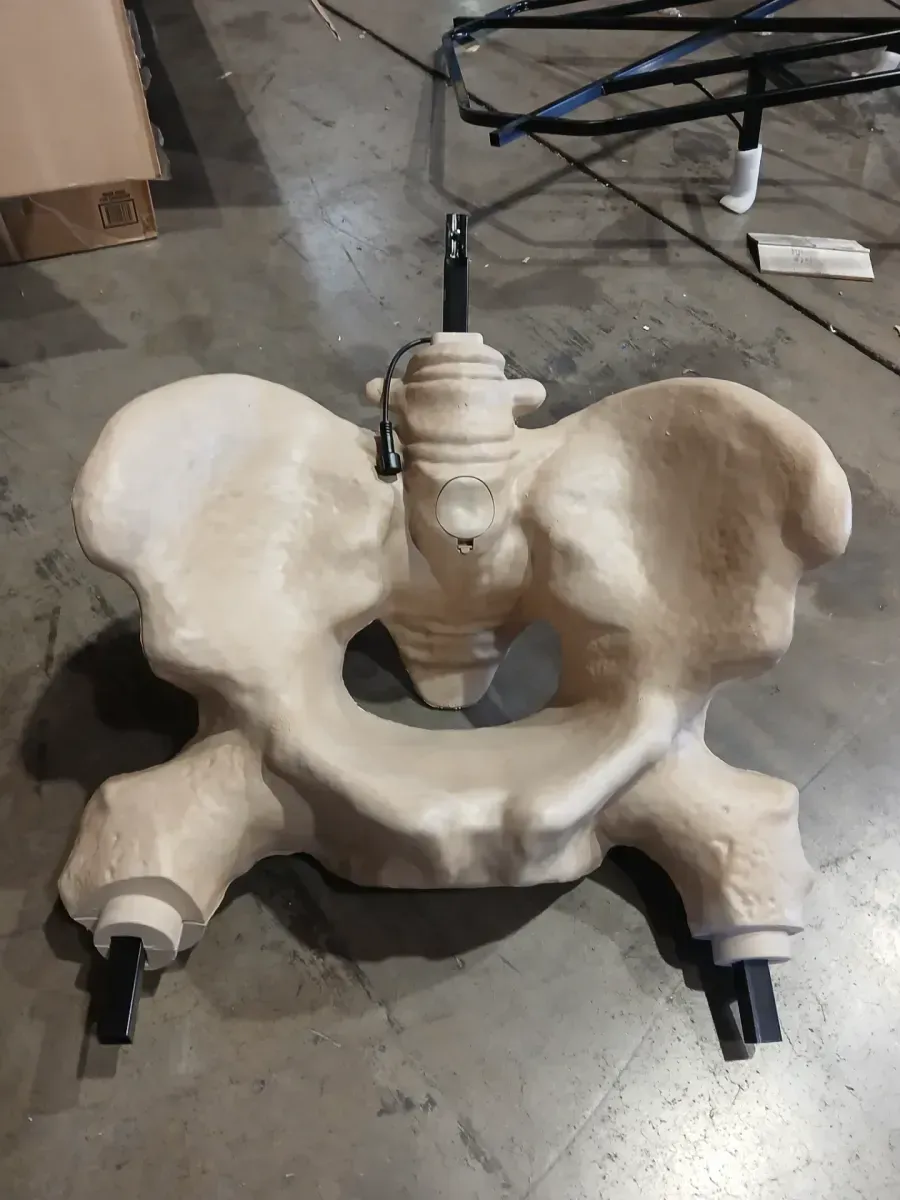 12 ft. Grave & Bones Giant-Sized Skelly with LifeEyes™ LCD Eyes H5 - image 3