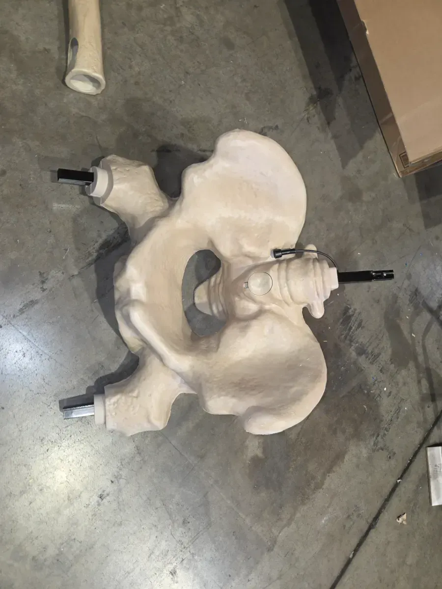 12FT Giant-Sized Skeleton Halloween Decoration LCD Eyes - image 2