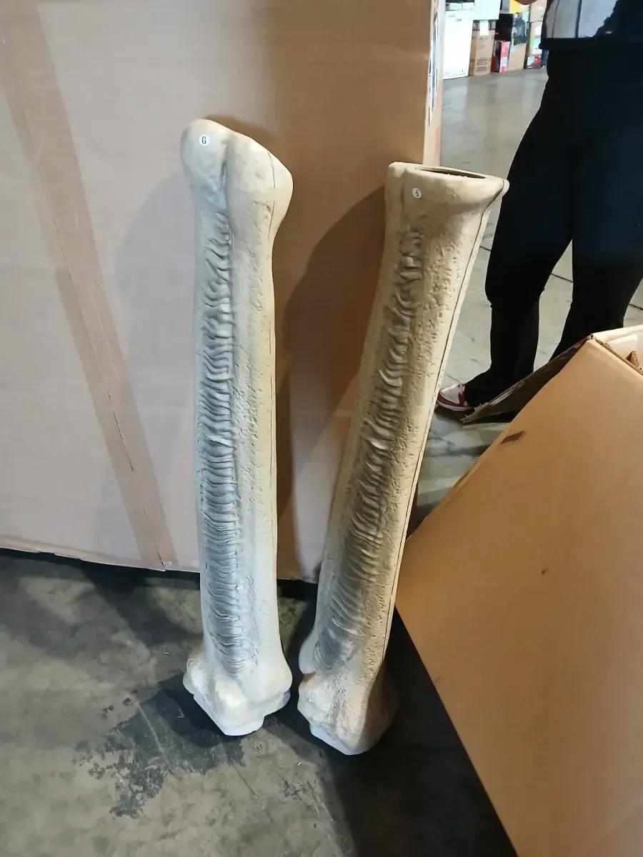 12 ft. Grave & Bones Giant-Sized Skelly with LifeEyes™ LCD Eyes H5 - image 7