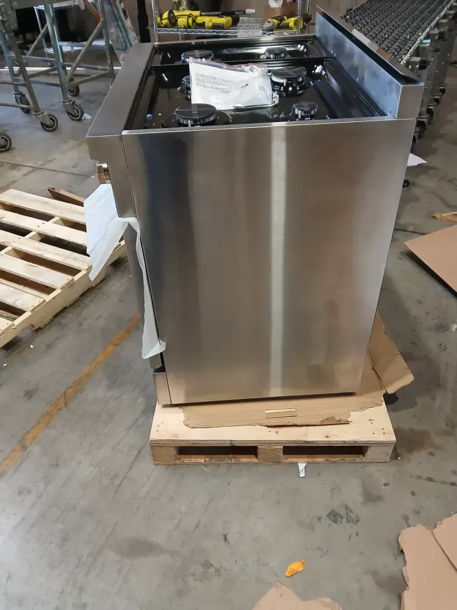 36 in. 6-Burners Gas Range in Stainless Steel with Convection Oven - image 3