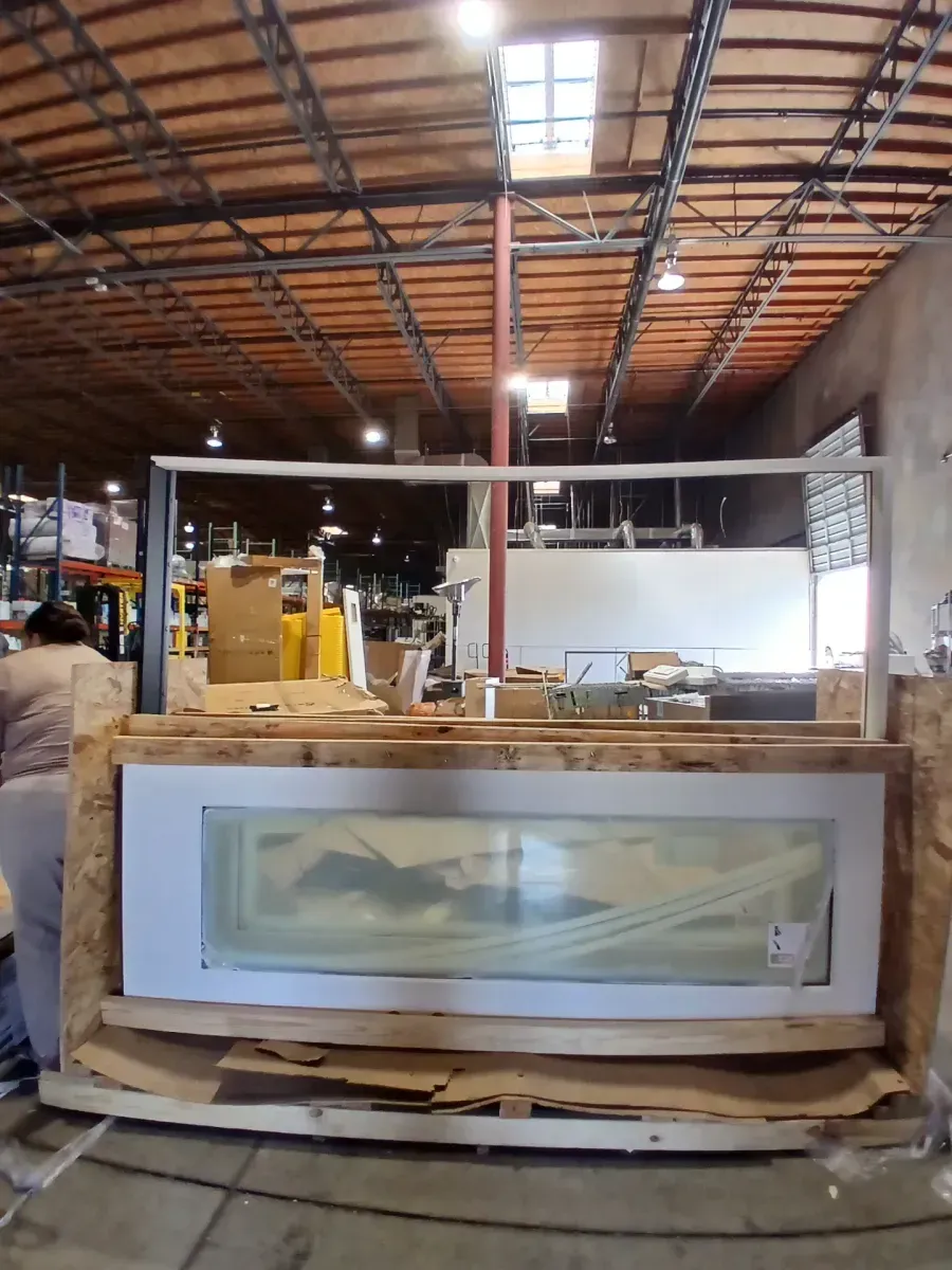 Steves & Sons Legacy 37 in. x 95 in. Primed Right Hand Inswing Fiberglass Full Lite Clear Tempered Glass Prehung Double Patio Door - image 2