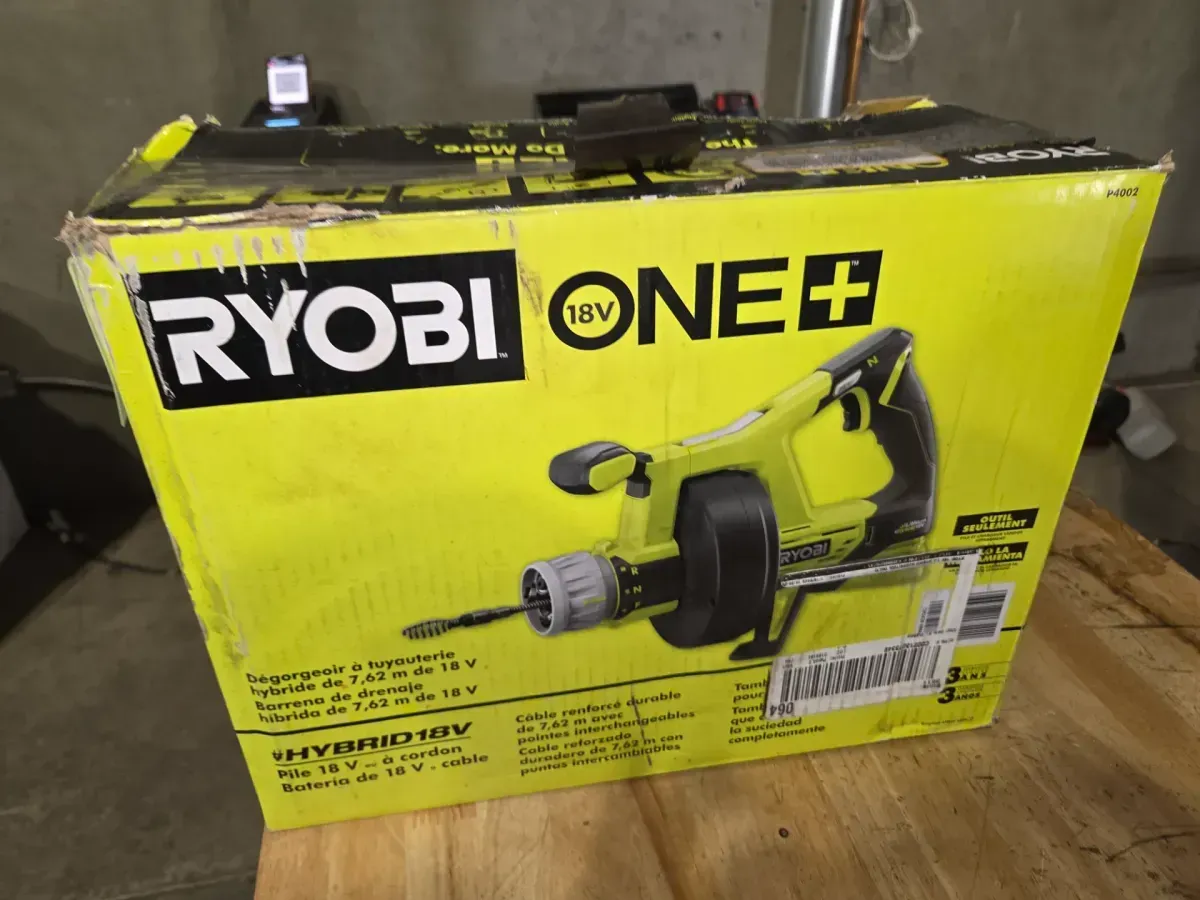 ***It does not come with the battery or the charger.***ONE+ 18V Hybrid Drain Auger (Tool Only) with Auger Replacement Drum - image 5