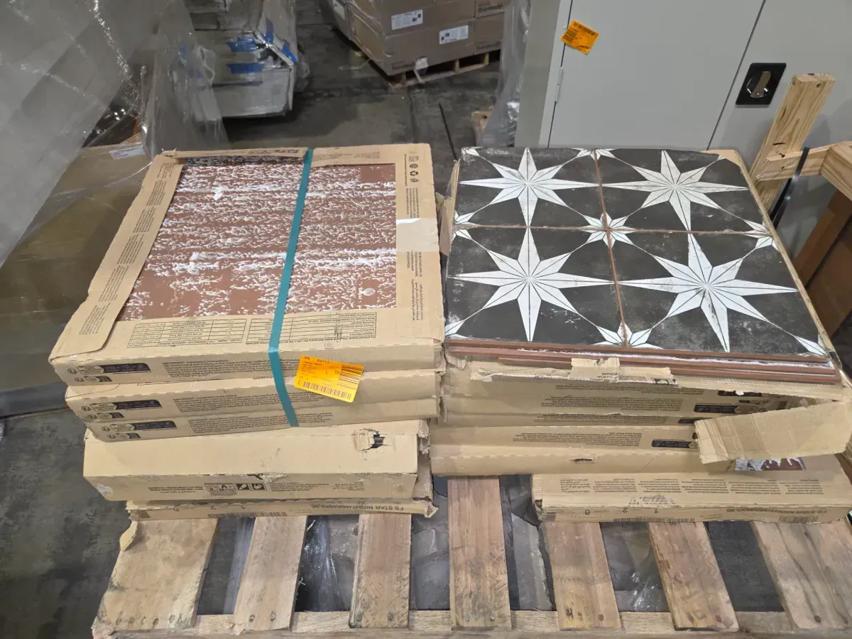 *** case of 14(150.64 sq. ft./Case) Kings Star Night 17-5/8 in. x 17-5/8 in. Ceramic Floor and Wall Tile (10.76 sq. ft./Cas - image 3