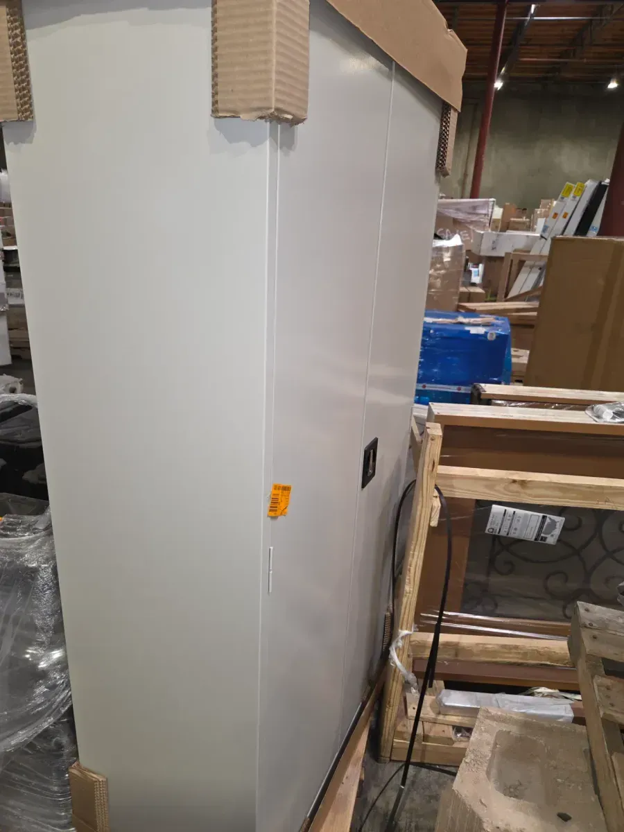 Elite Series 36 in. W x 72 in. H x 18 in. D 22-Gauge 5-Shelf Steel Freestanding Garage Storage Cabinet in Dove Gray - image 2