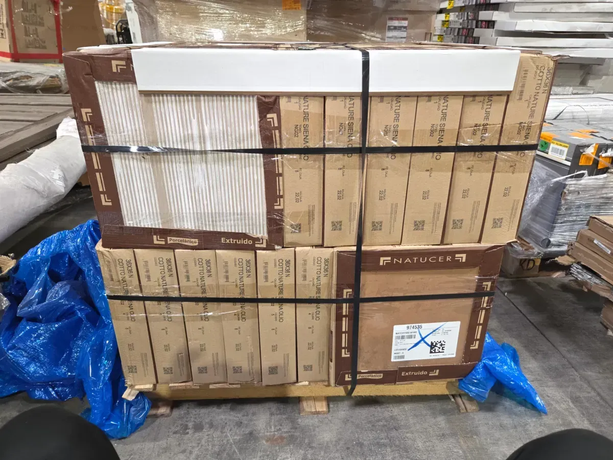 *** case of 56(602.56 sq. ft./Case)Cotto Nature 14 in. x 14 in. Glossy Siena Porcelain Floor Tile (10.76 sq. ft./Case) - image 4