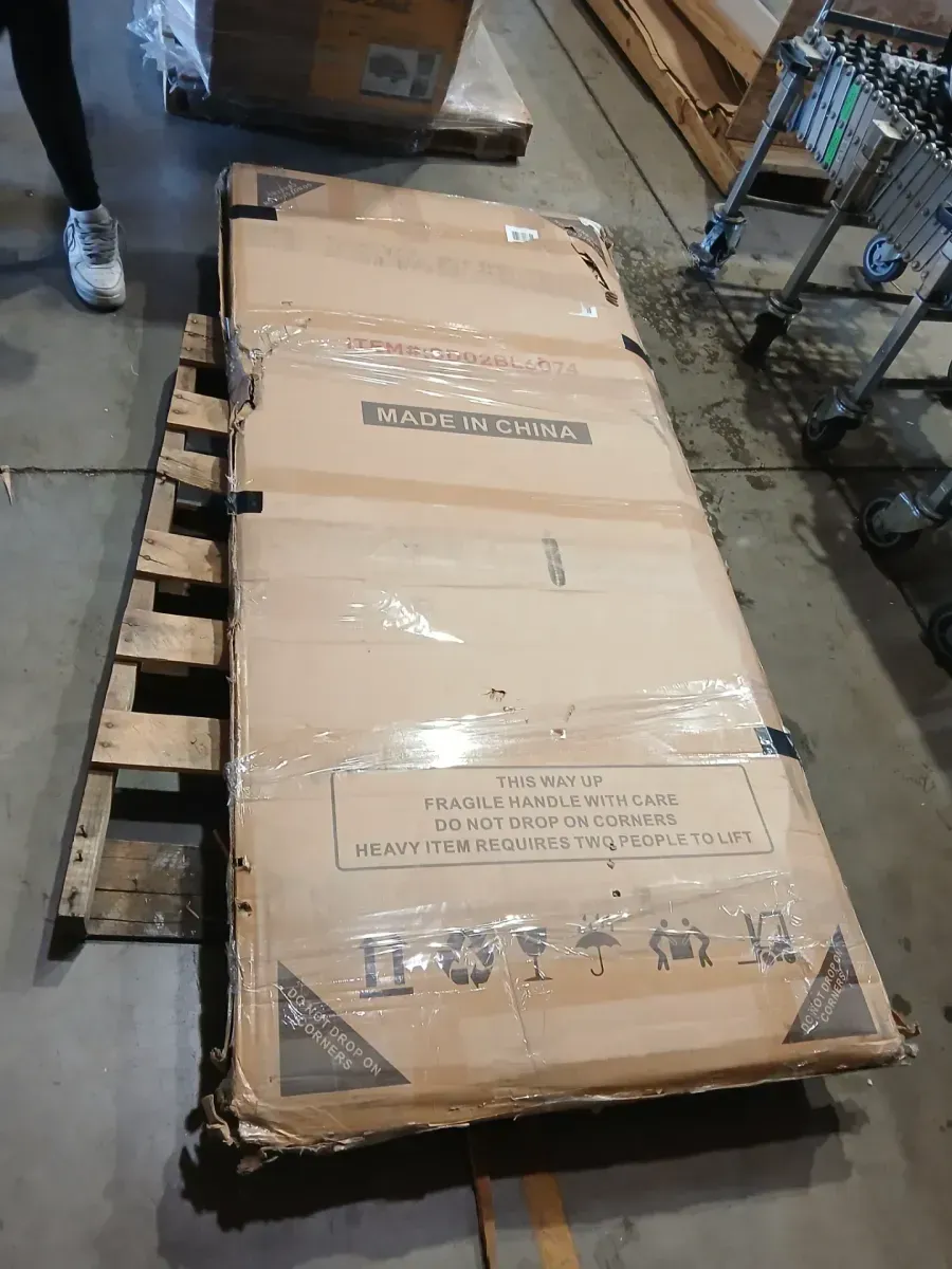 60 in.W x 76 in.H Double Sliding Frameless Shower Door in Brushed Nickel with 3/8 in. (10 mm) Clear Tempered Glass - image 4