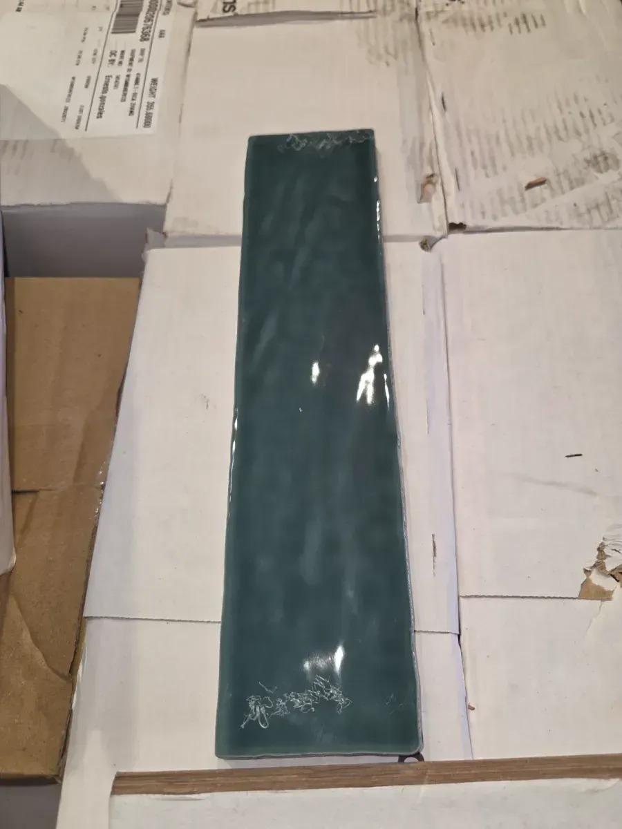 *** case of 22 (111.98 sq. ft./Case)22Marin Glossy Ocean Teal (Teal) 2.5 in. x 10 in. Ceramic Subway Wall Tile (5.09 sq. ft./Case) - image 3
