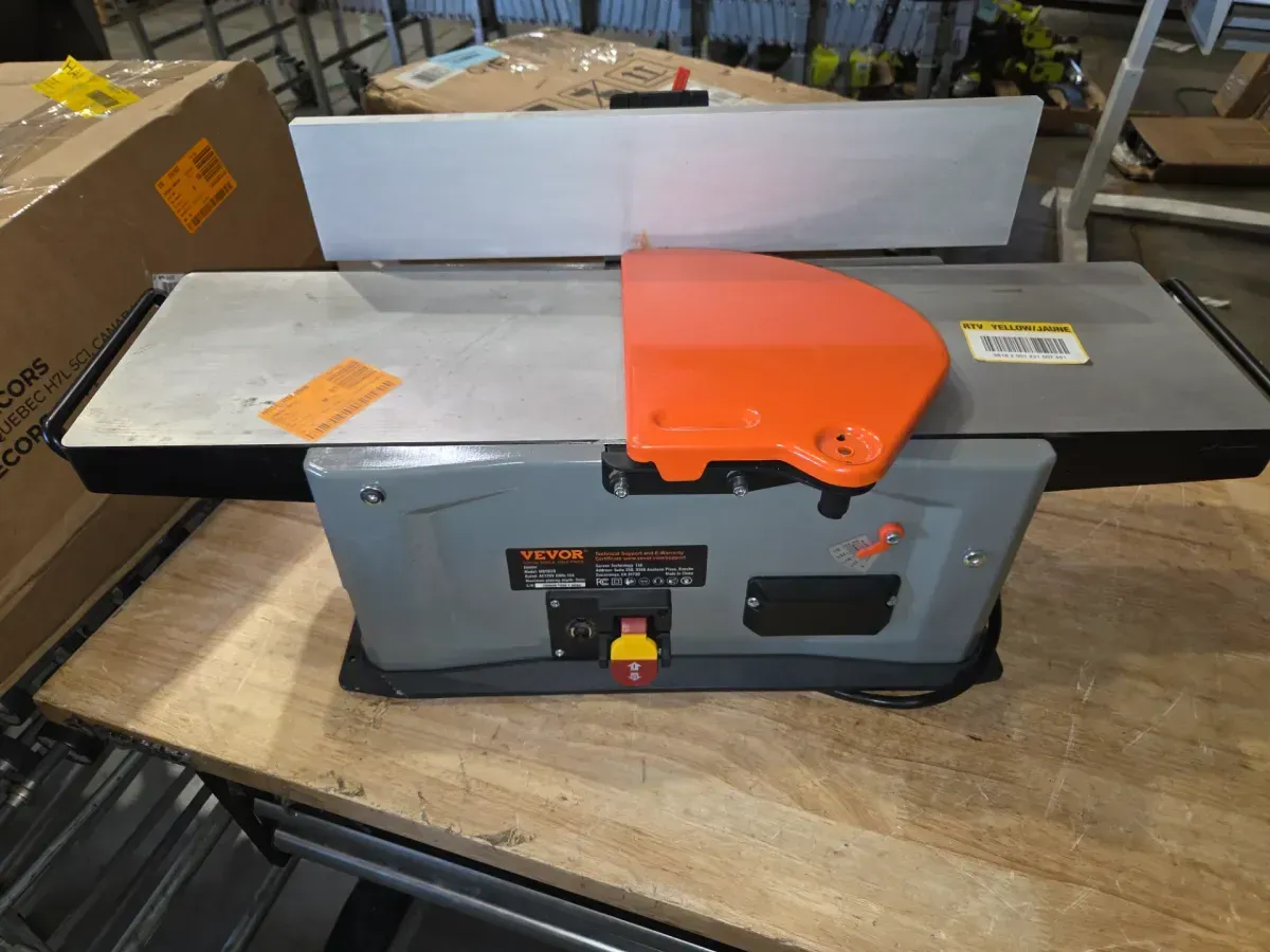 Spiral Benchtop Jointer 8 in. 2HP 10000 RPM Bench Top Wood Jointer 18-Blade Spiral Cutterhead for Woodworking - image 3