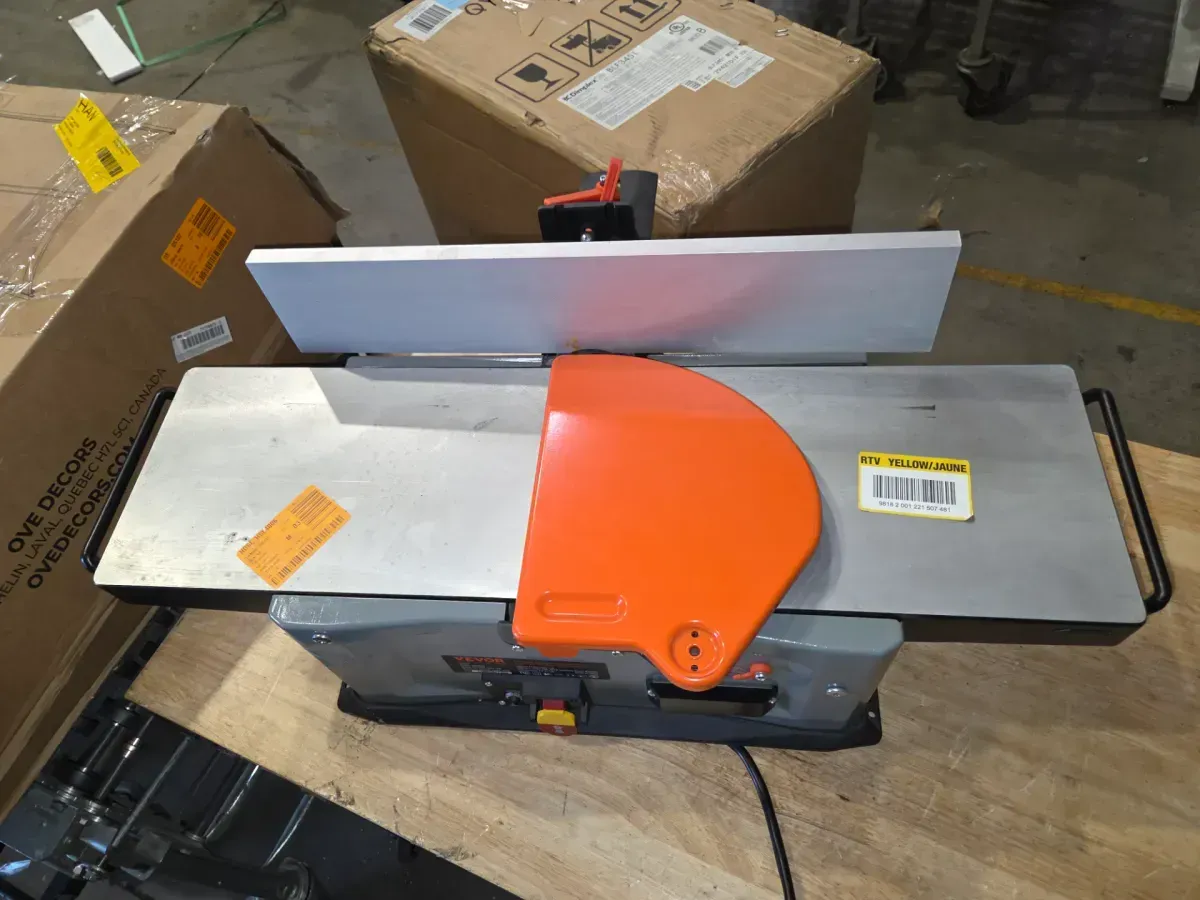 Spiral Benchtop Jointer 8 in. 2HP 10000 RPM Bench Top Wood Jointer 18-Blade Spiral Cutterhead for Woodworking - image 5