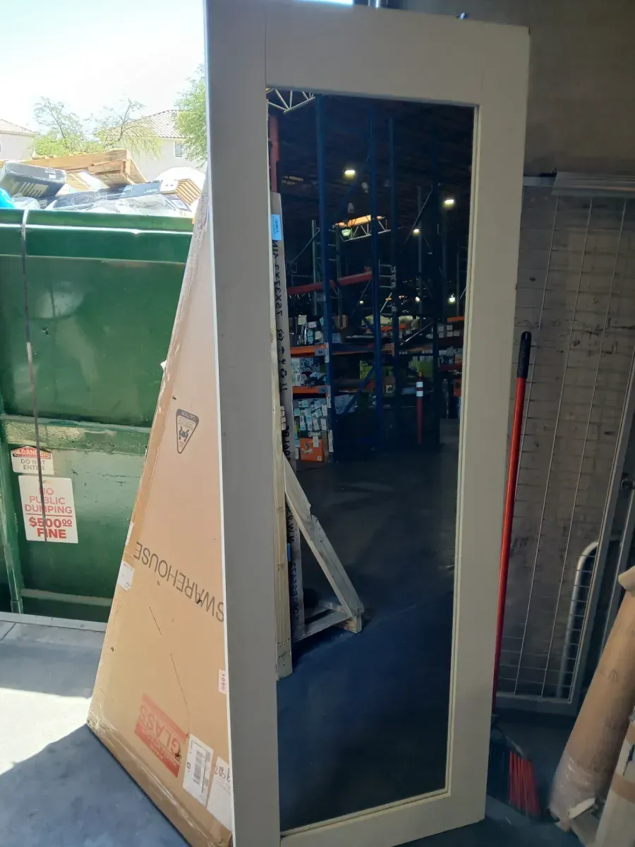 28 in. x 80 in. x 1-3/8 in. Shaker White Primed 2-Panel Solid Core Wood Interior Slab Door - image 3