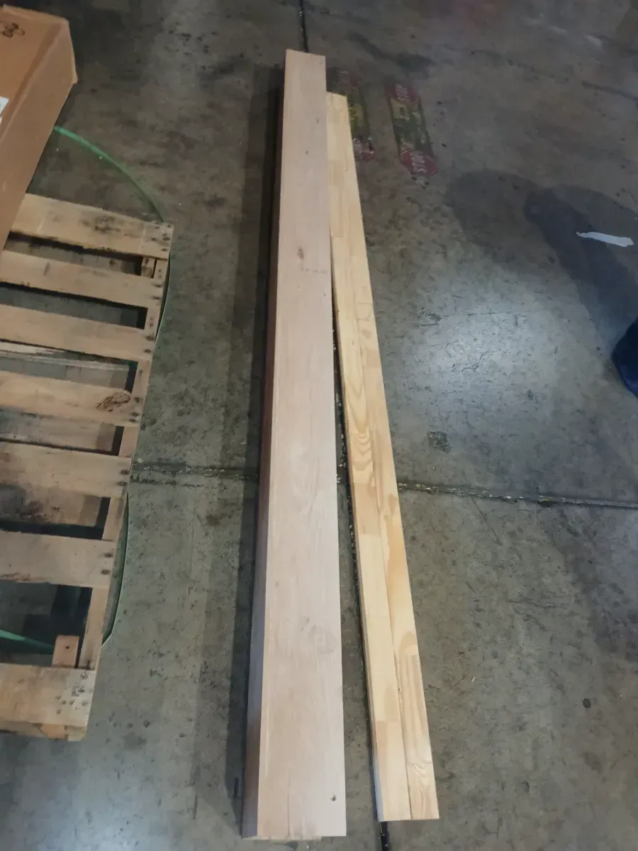 *** Pallet of 6 box ** 5.5 in. W x 5.5 in. H x 92 in. L Rustic Box Faux Beam - image 2