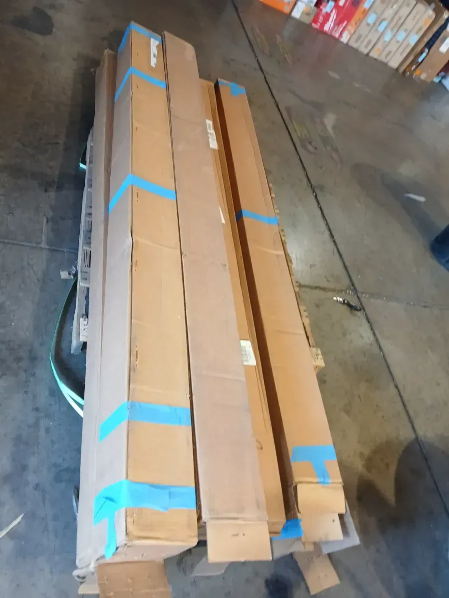 *** Pallet of 6 box ** 5.5 in. W x 5.5 in. H x 92 in. L Rustic Box Faux Beam - image 4