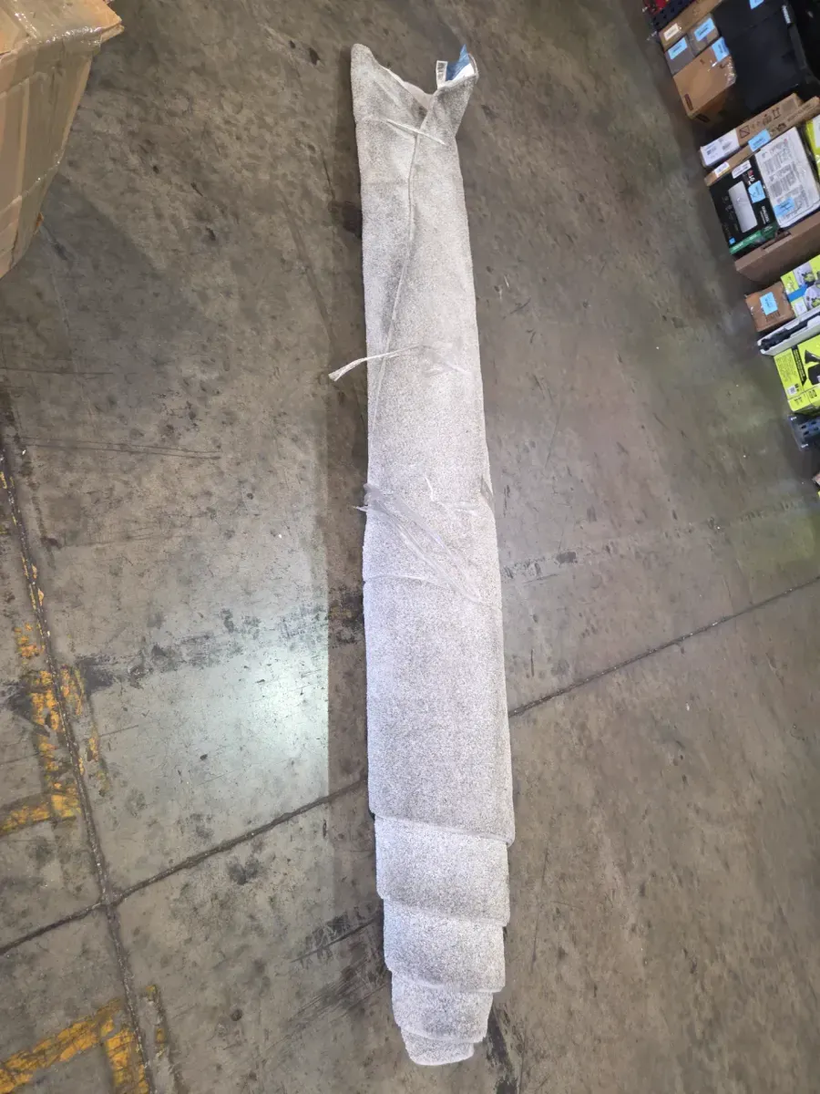 Primo Shag Light Gray 8 ft. x 10 ft. Solid Area Rug - image 4