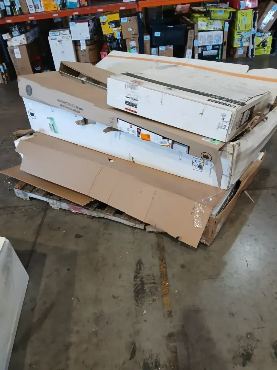 Pallet of different Shower wall sets up and Shower base  - image 5