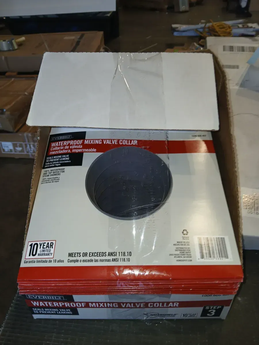 *** Pack of 3 *** Watershield Shower System Seal 8 in. Waterproof Mixing Valve - image 5