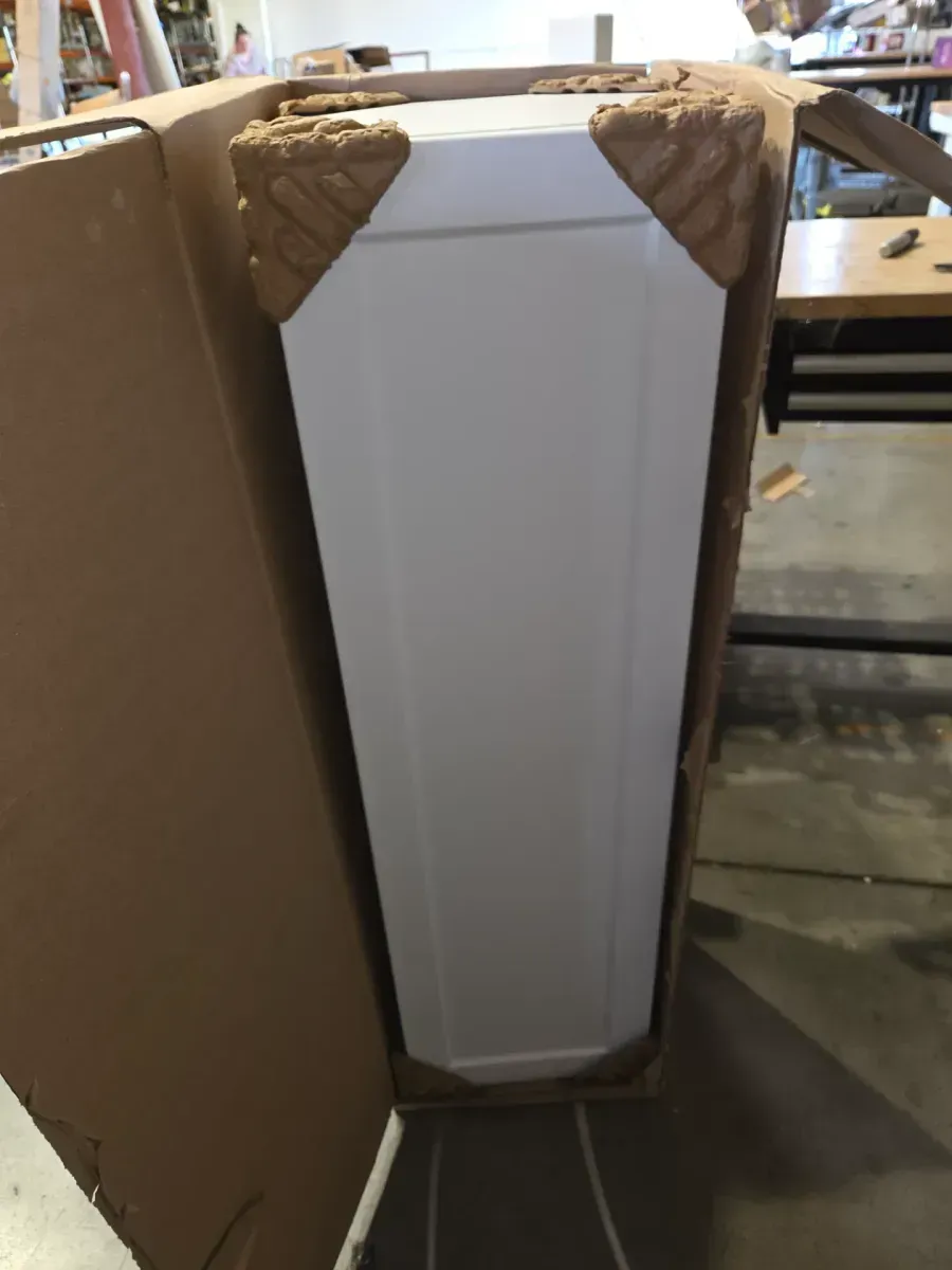 Designer Series Melvern 12 in. W x 12 in. D x 42 in. H Assembled Shaker Wall Kitchen Cabinet in White - image 2