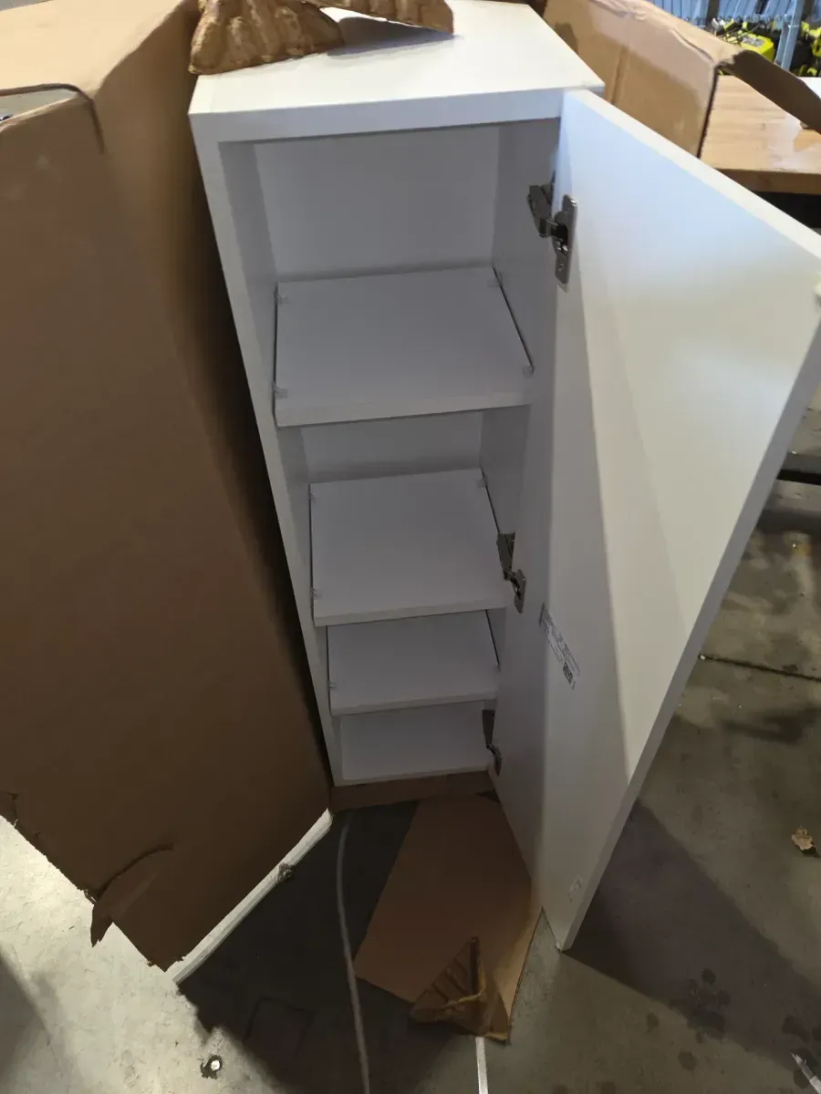 Designer Series Melvern 12 in. W x 12 in. D x 42 in. H Assembled Shaker Wall Kitchen Cabinet in White - image 4