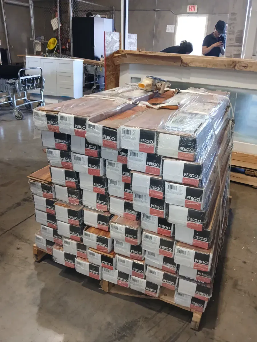 *** Pallet of 50 case ( 687sqft/case) *** Outlast+ Hawaiian King Koa 12 mm T x 5.2 in. W Waterproof Laminate Wood Flooring (13.74 sqft/case) - image 3