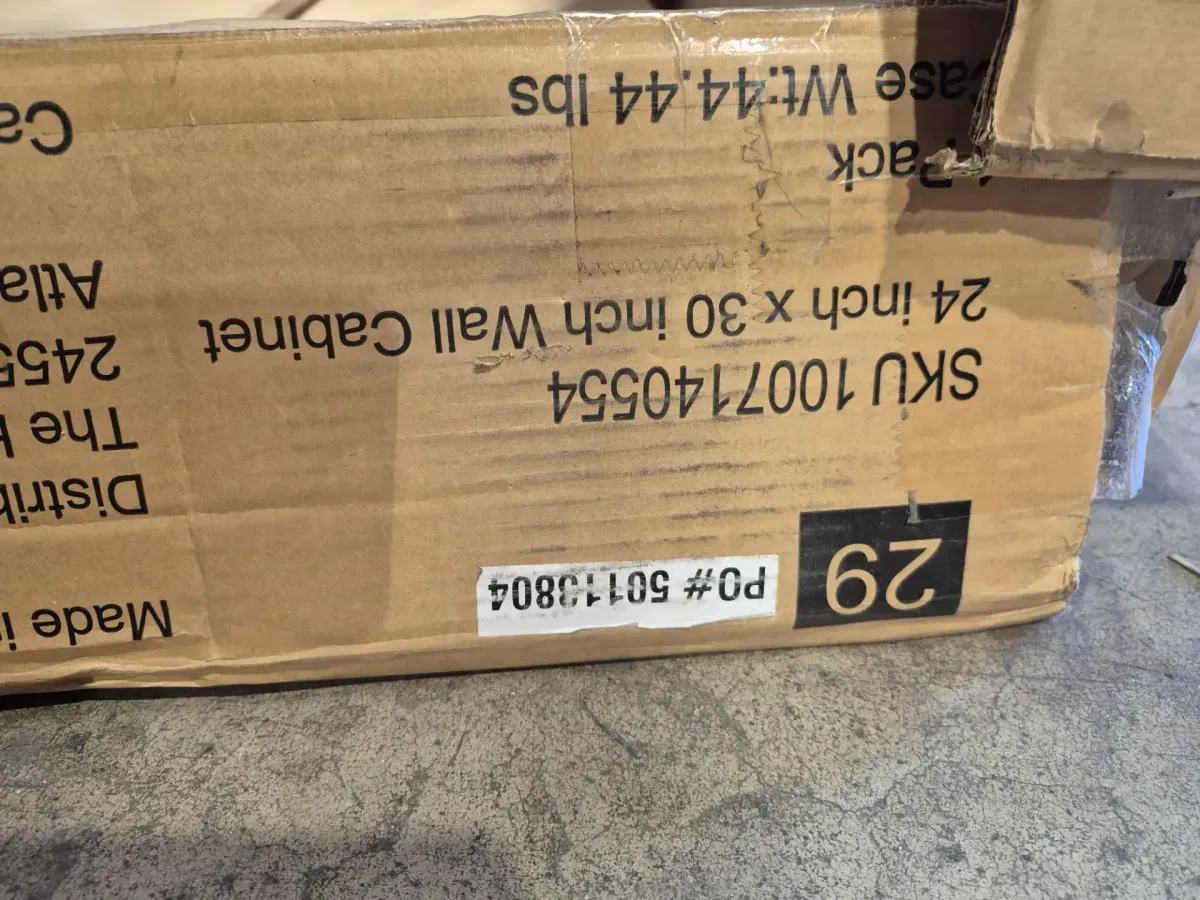 Avondale 24 in. W x 12 in. D x 30 in. H Ready to Assemble Plywood Shaker Wall Kitchen Cabinet in Dove Gray - image 2