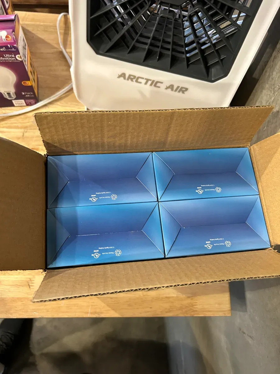 60-Watt Equivalent A19 Non-Dimmable E26 LED Light Bulb With EyeComfort Technology Soft White 2700K (4-Pack) - image 4