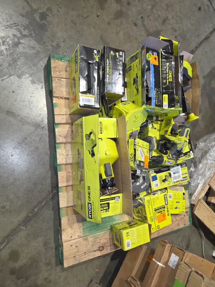 Pallet of 25 damaged RYOBI products - image 1