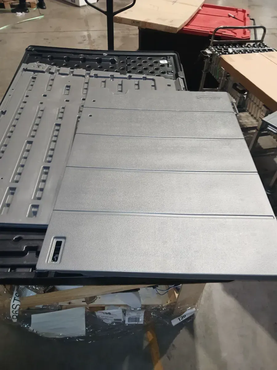 Stow-Away 4 ft. W x 6 ft. D Plastic Resin Horizontal Storage Shed (22 sq. ft.) in Peppercorn (Gray) - image 6