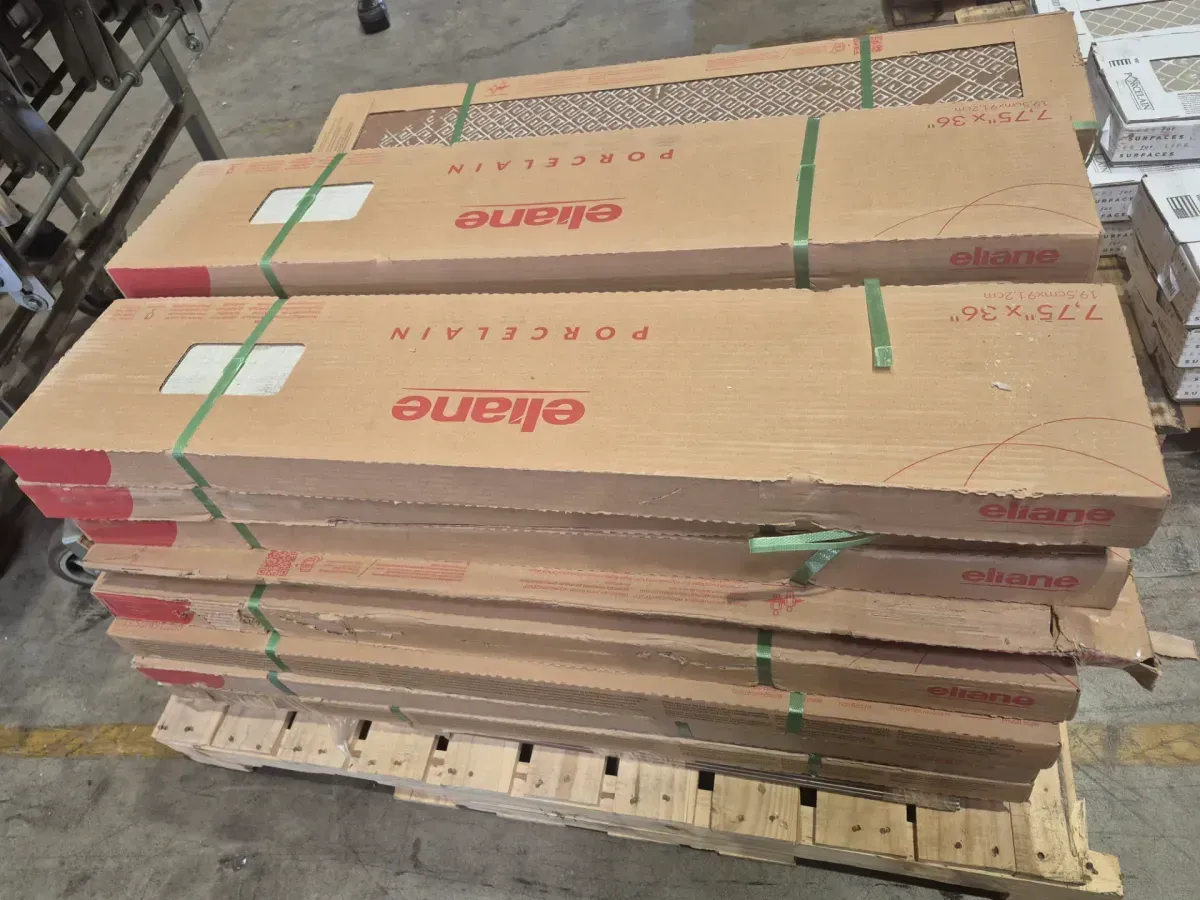 Pallet of 27 boxes  ( 311.04 sq. ft. ) ELIANE Safari Glacier 8 in. x 36 in. Porcelain Floor and Wall Tile (11.52 sq. ft. /Case) - image 2