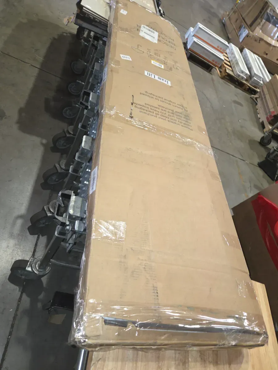 32 in. x 80 in. 1-Lite Frosted Glass Solid Core MDF White Finished Closet Bifold Door with Hardware - image 5