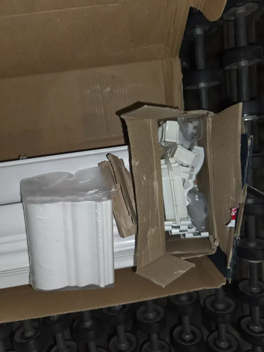 White Cordless Premium Faux Wood blinds with 2.5 in. Slats - 72 in. W x 48 in. L (Actual Size 71.5 in. W x 48 in. L) - image 4