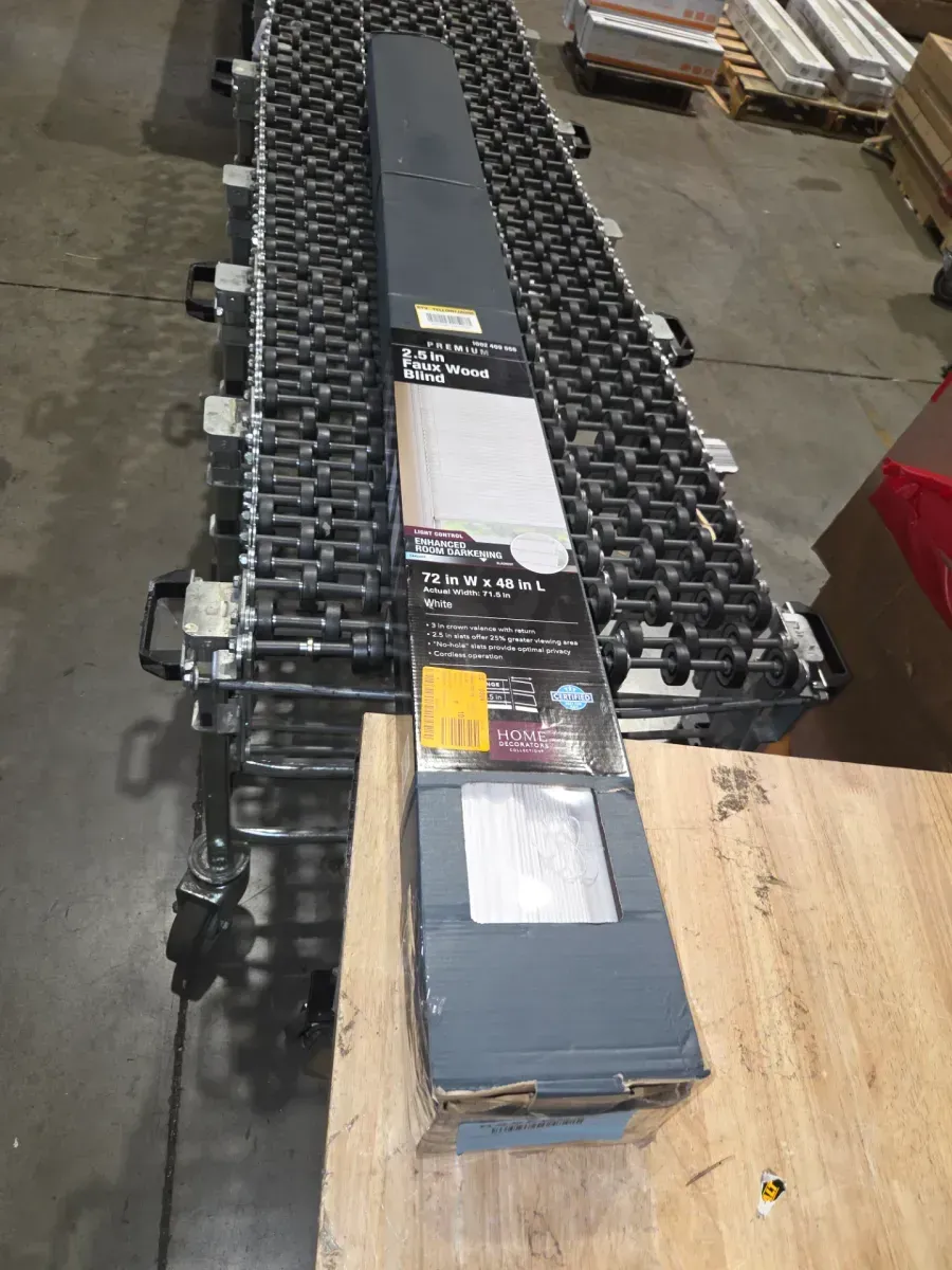 White Cordless Premium Faux Wood blinds with 2.5 in. Slats - 72 in. W x 48 in. L (Actual Size 71.5 in. W x 48 in. L) - image 5