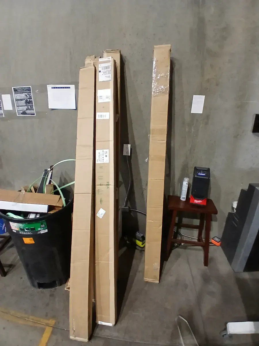 *** 5/5 box *** Urbana 39 in. L x 77 in. H Vinyl Modern Trellis, Slate Gray - image 5