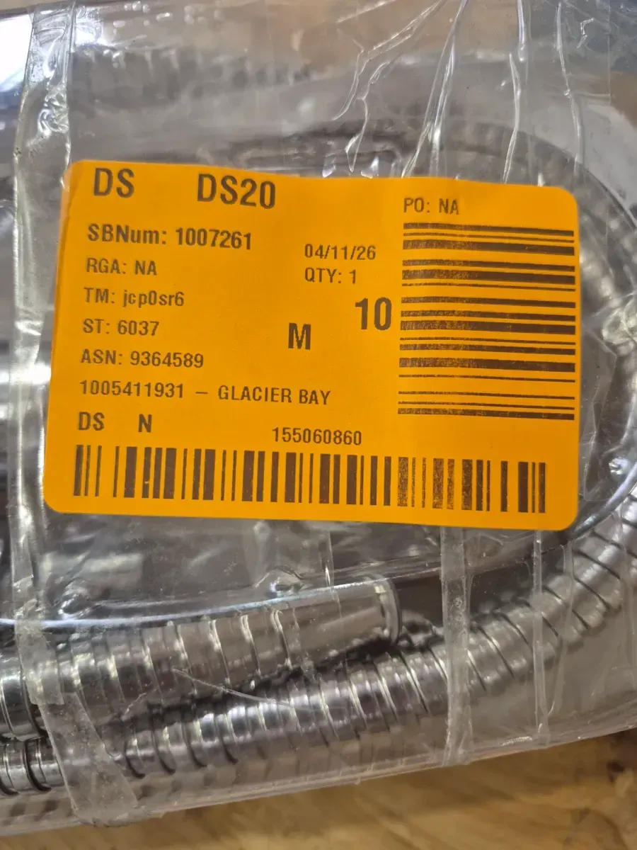 4 in. 6-Spray Wall Mount Handheld Shower Head in Chrome - image 2