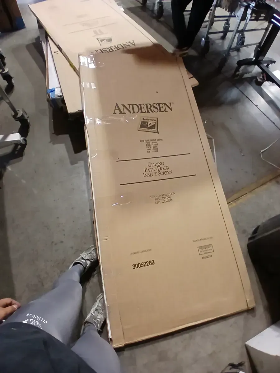 35-1/2 in. x 76  in. 400 Series White Frenchwood Gliding Patio Door, Aluminum Insect Screen - image 5