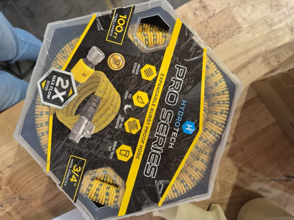 Pro Series 3/4 in. Dia x 100 ft. Heavy Duty Garden Water Hose, Lightweight, Expandable - image 3