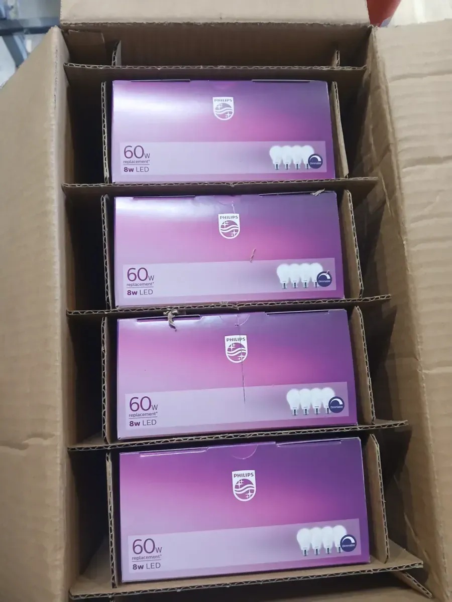 ***pack of 4***60-Watt Equivalent A19 Non-Dimmable E26 LED Light Bulb With EyeComfort Technology Soft White 2700K (4-Pack) - image 4