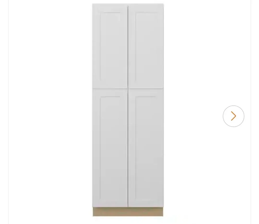 Norfolk Shaker 30 in. W x 90 in. H x 24 in. D in Painted White Plywood Assembled Pantry Cabinet - image 2