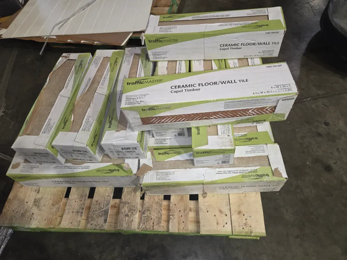 *** Case of 32 (544sq. ft. /Case)*** Capel Timber 6 in. x 24 in. Matte Ceramic Wood Look Floor and Wall Tile (17 sq. ft. /Case) - image 2