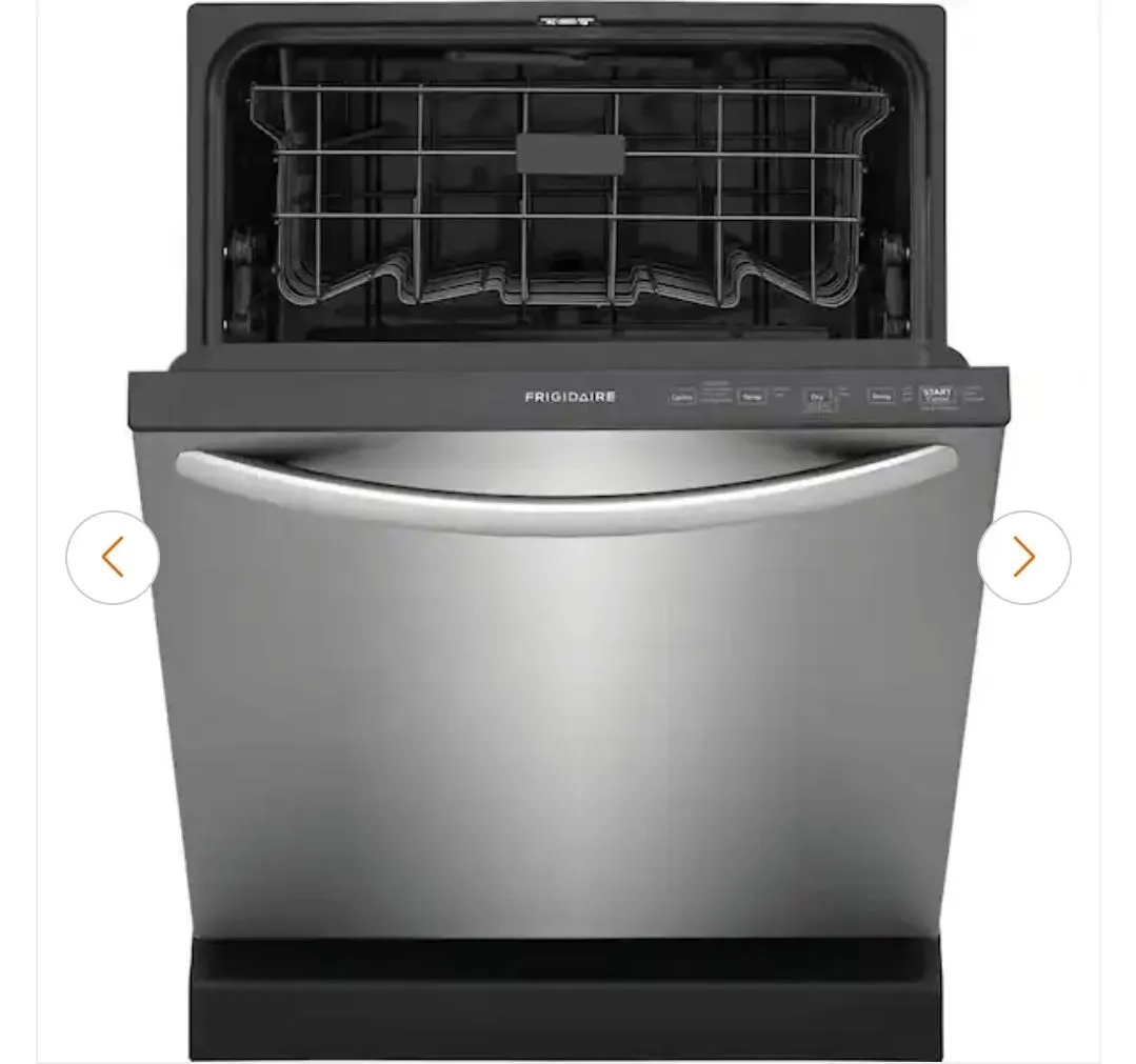 24 in Top Control Built in-Tall Tub 52 dBA Dishwasher with Plastic Tub in Stainless Steel with 4-cycles - image 2