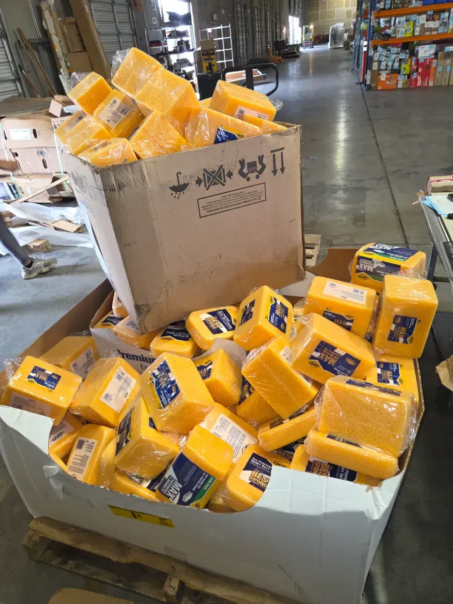 Mix pallet of Pro Square-Cut Large 6.75 in. W All Purpose Polyurethane Sponge Twin Pack - image 2