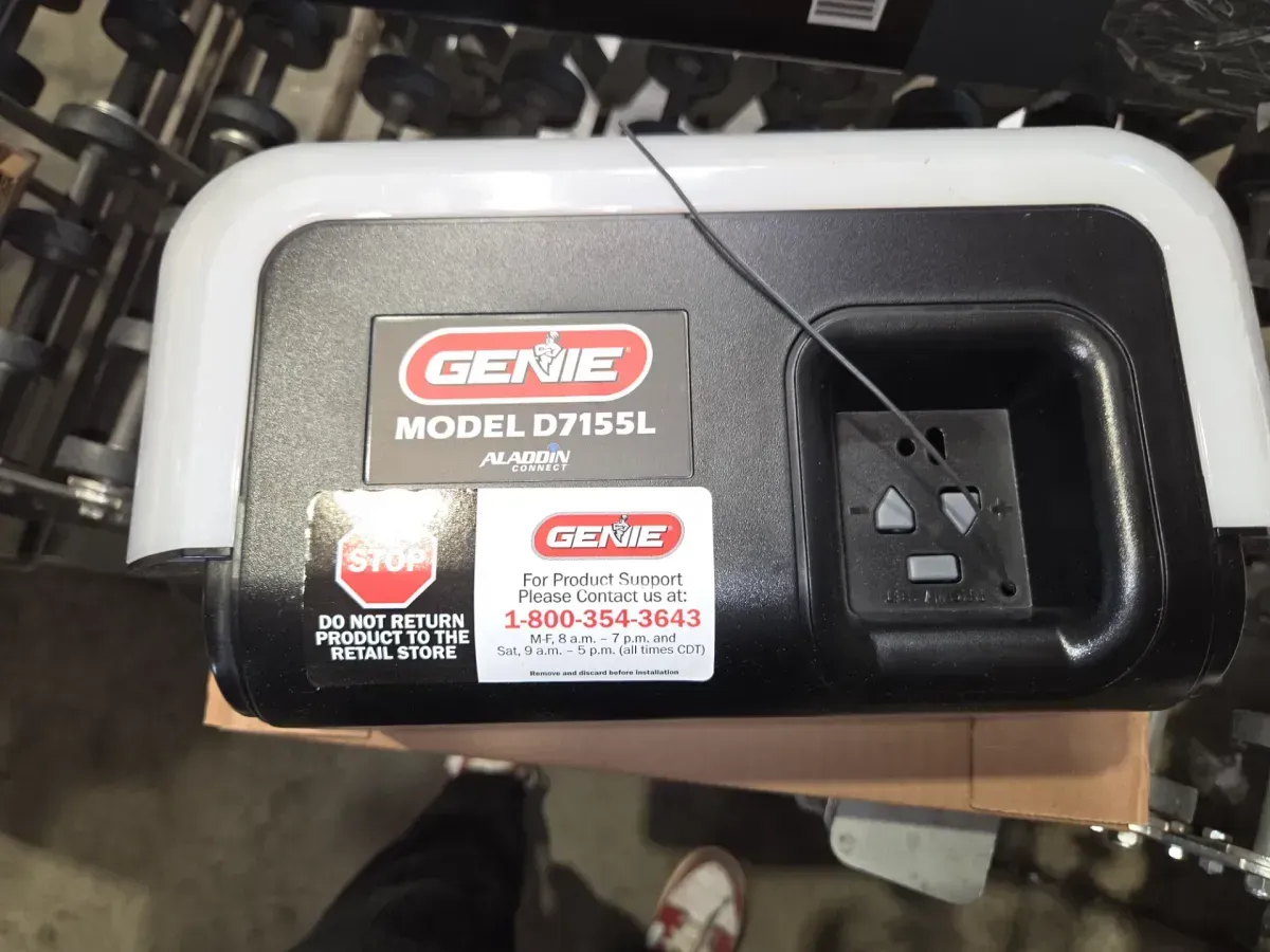 1-1/4 HP Smart Belt Garage Door Opener with LED Lighting, Battery Backup and Outdoor Cam Battery Security Camera - image 2