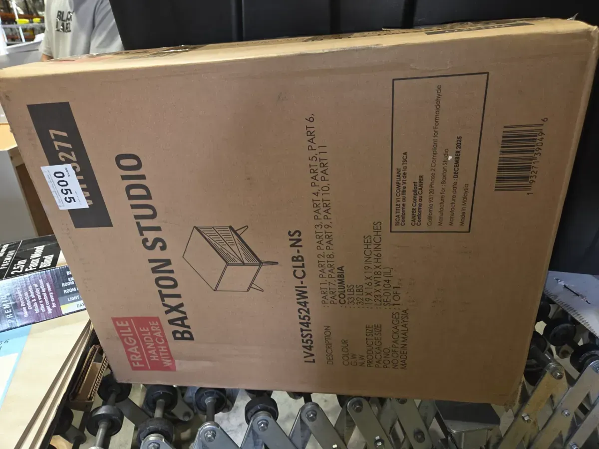 Graceland Walnut Brown and Gold 2-Drawer Nightstand - image 7