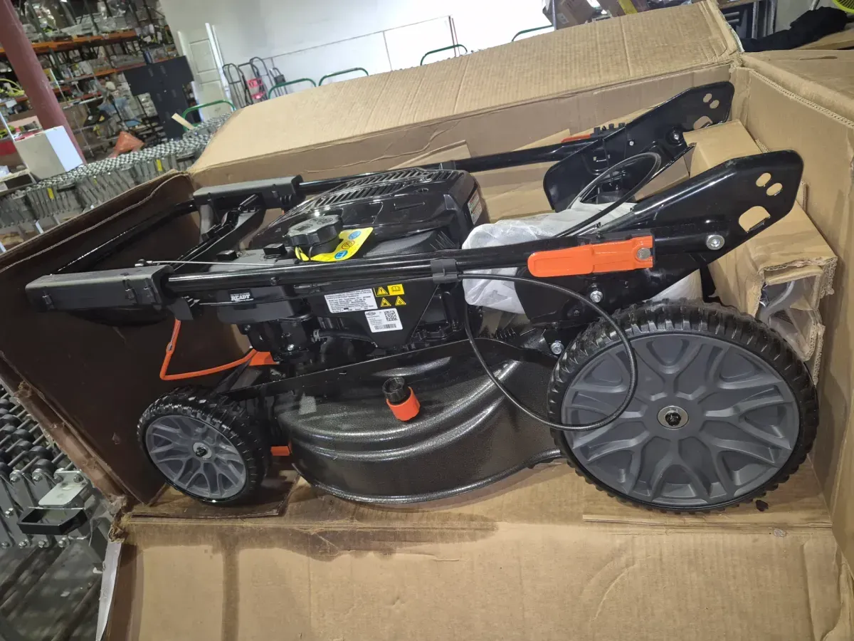 21 in. 190 cc Briggs and Stratton Gas 3-in-1 Dual Blade RWD Self-Propelled Lawn Mower with Single Lever Deck Adjustment - image 4