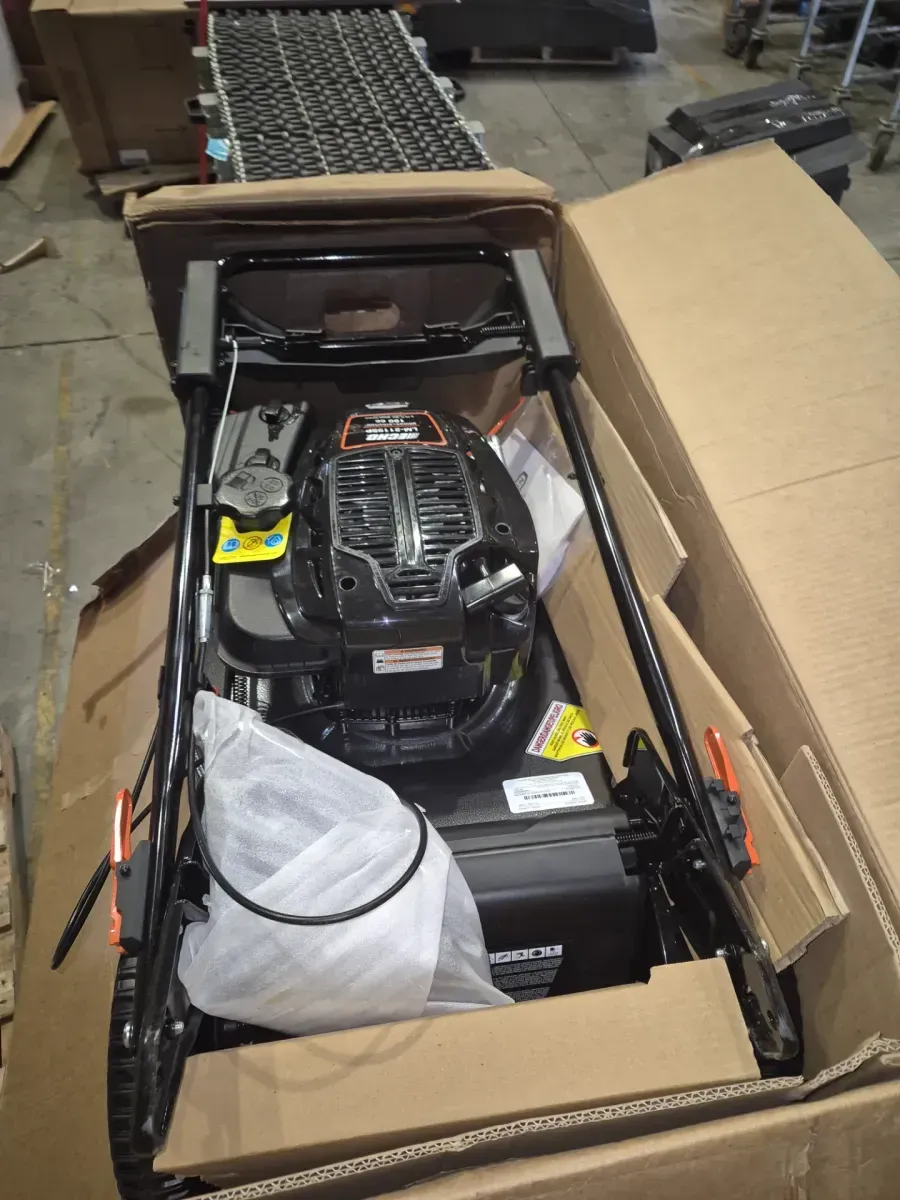 21 in. 190 cc Briggs and Stratton Gas 3-in-1 Dual Blade RWD Self-Propelled Lawn Mower with Single Lever Deck Adjustment - image 5