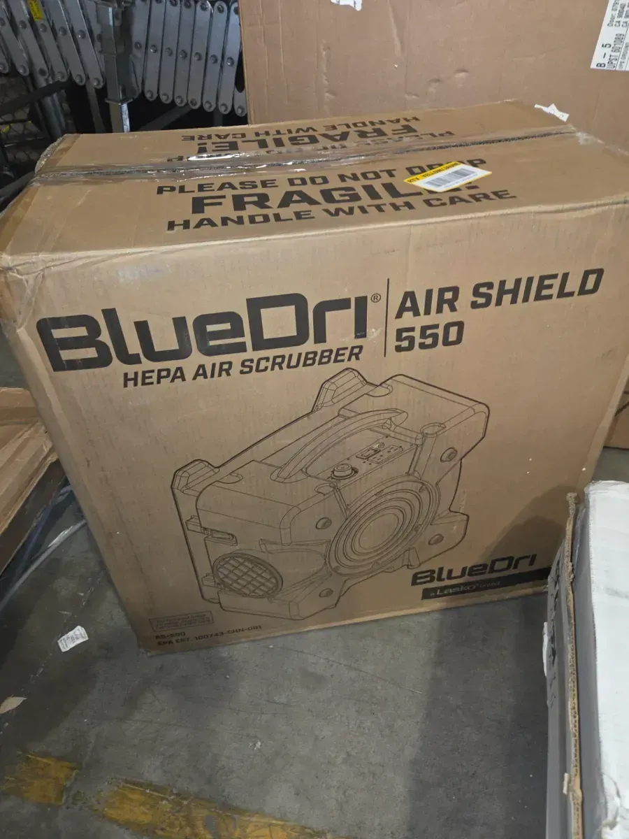 HEPA Air Scrubber Water Damage Restoration Equipment for Mold Air Purifier, Negative Machine Airbourne Cleaner, Red - image 6