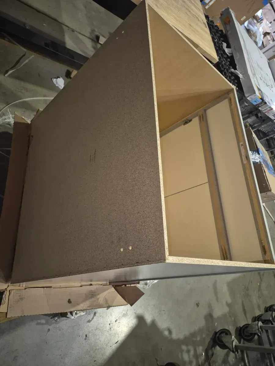 33 in. W x 24 in. D x 34.5 in. H Ready to Assemble Plywood Base Kitchen Cabinet in Shaker White - image 2