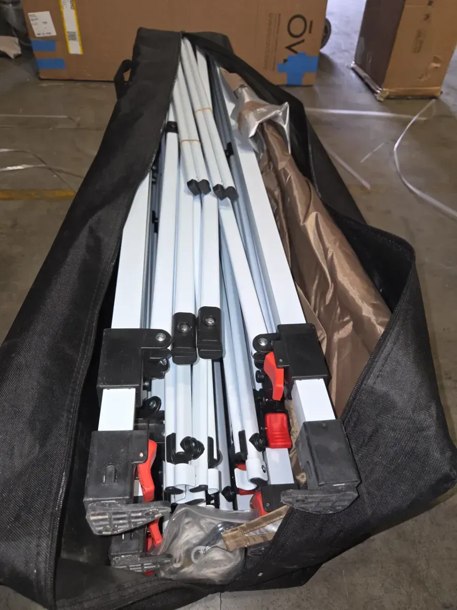 10 ft. x 20 ft. Pop Up Canopy Tent Outdoor Canopy with No Removable Sidewall 1-Person Set Up Heavy Duty Commercial Tent - image 4